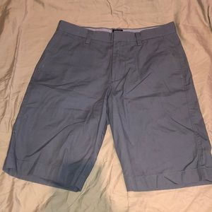 J Crew Rivington Chino Khaki Shorts Blue 29w